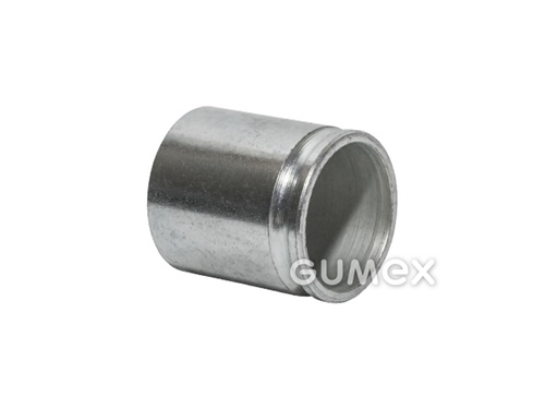 Objímka pre hladkú hadicu PTFE s opletom, DN 1/8", oceľ